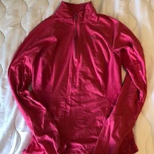 Nike pink half-zip